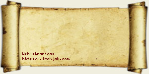 Mia Mećava vizit kartica